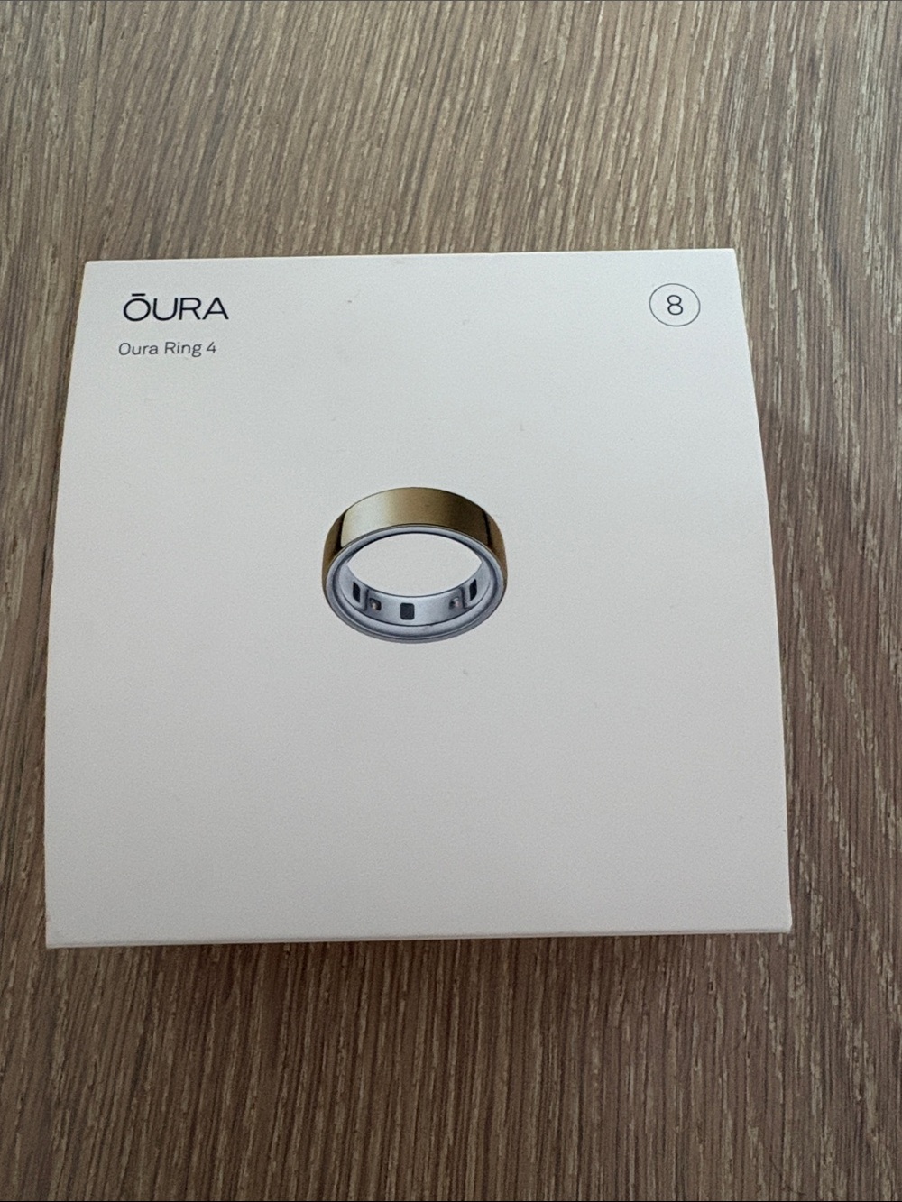 Ōura Ring Generation 4 - Gold (Size 8)